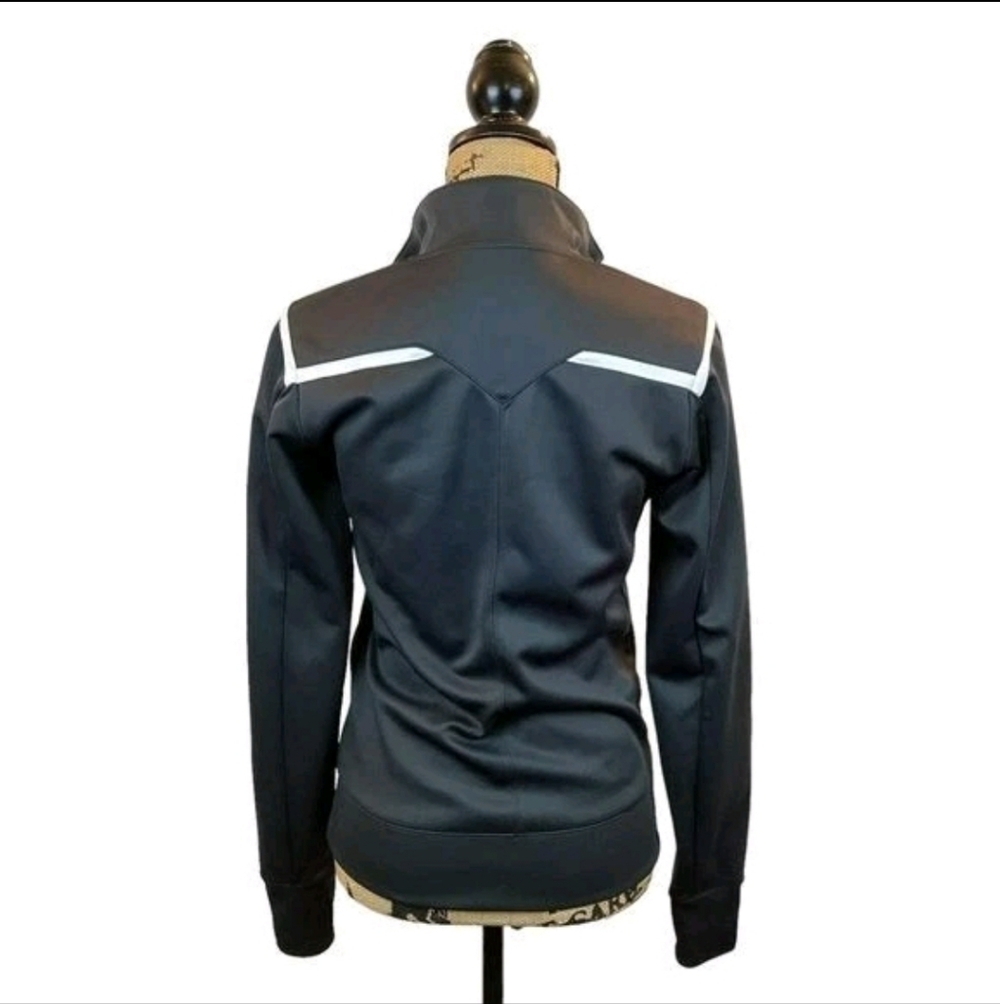 Nike Dri-Fit Full Zip Jacket Athletic Woman's XS Dark - Picture 3 of 5